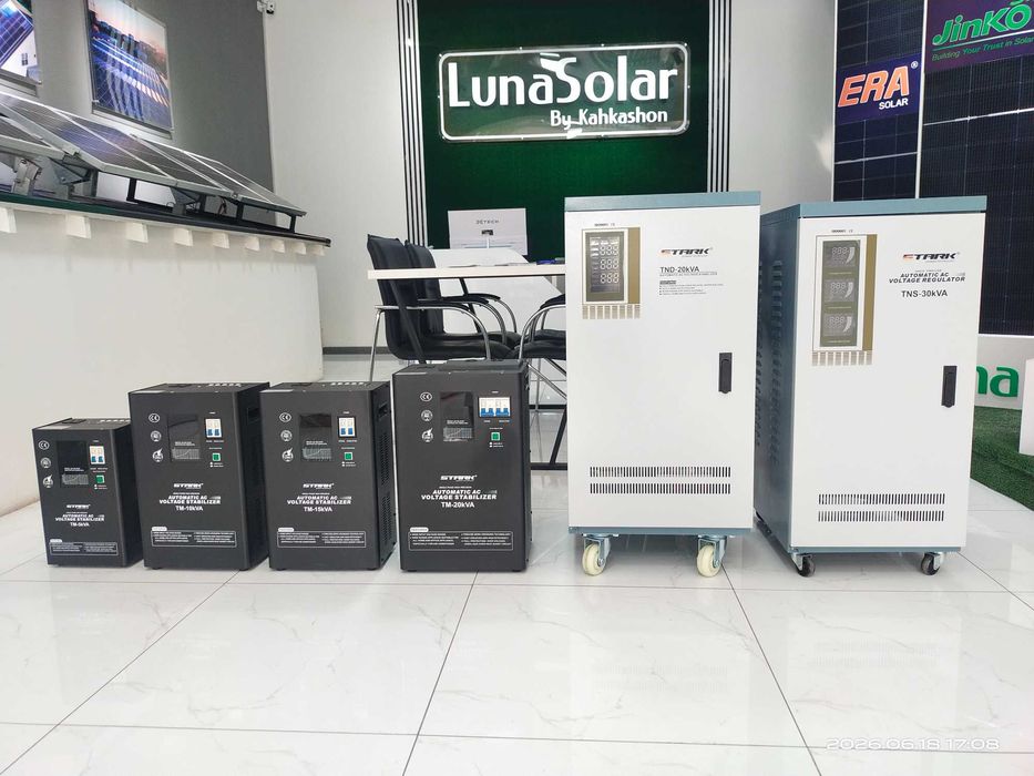 Uy va biznes uchun stabilizatorlar |1000 VA – 30 kW| Rele va LATR