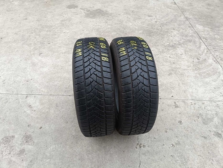 Doua anvelope iarna 235 60 18 dunlop winter sport 5 profil de 7,5 mm