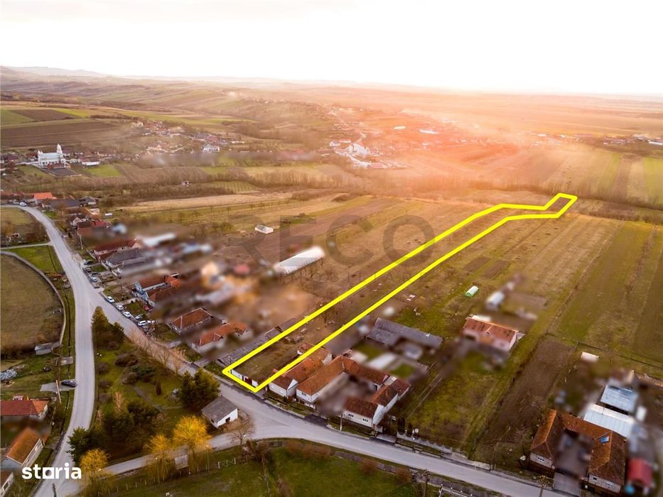 RECO Teren intravilan pentru loc de casa 5342 mp-  sat.Hotar