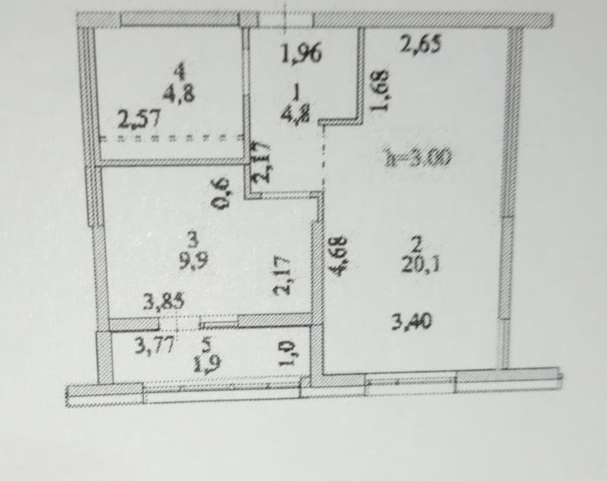 Продам 1 ком квартиру