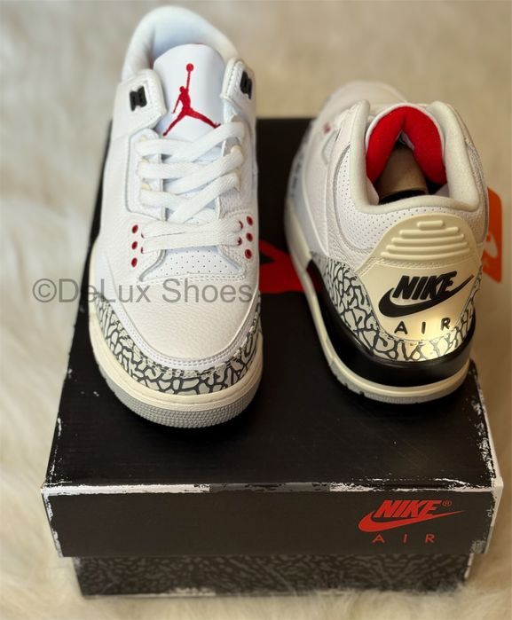 Air Jordan 3 Retro White Cement Full Box VerificareColet Size 35,5-45