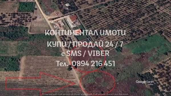 Парцел 620м2 до нова къща и започнати строежи на къщи - код 61398