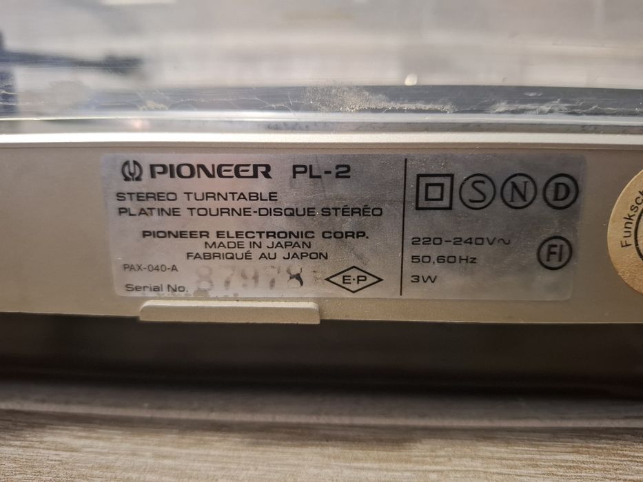 Pick-up  Pioneer  PL-2