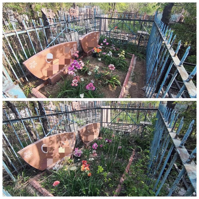 Покраска и уборка могилок