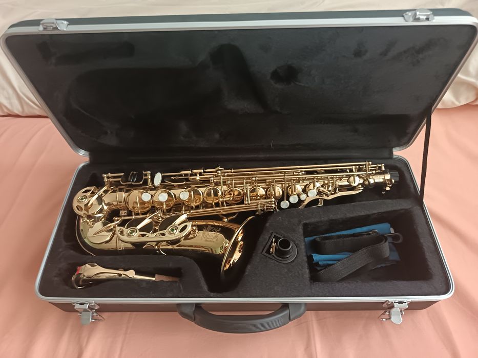 Vând set saxofon alto din aluminiu – Parrot