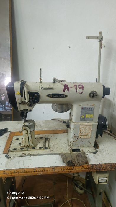 Masina de cusut talpa si masini coloana pentru fete de incaltaminte