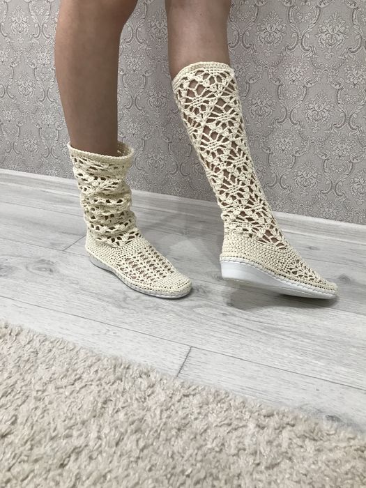 Сапожки летние новые трендовые