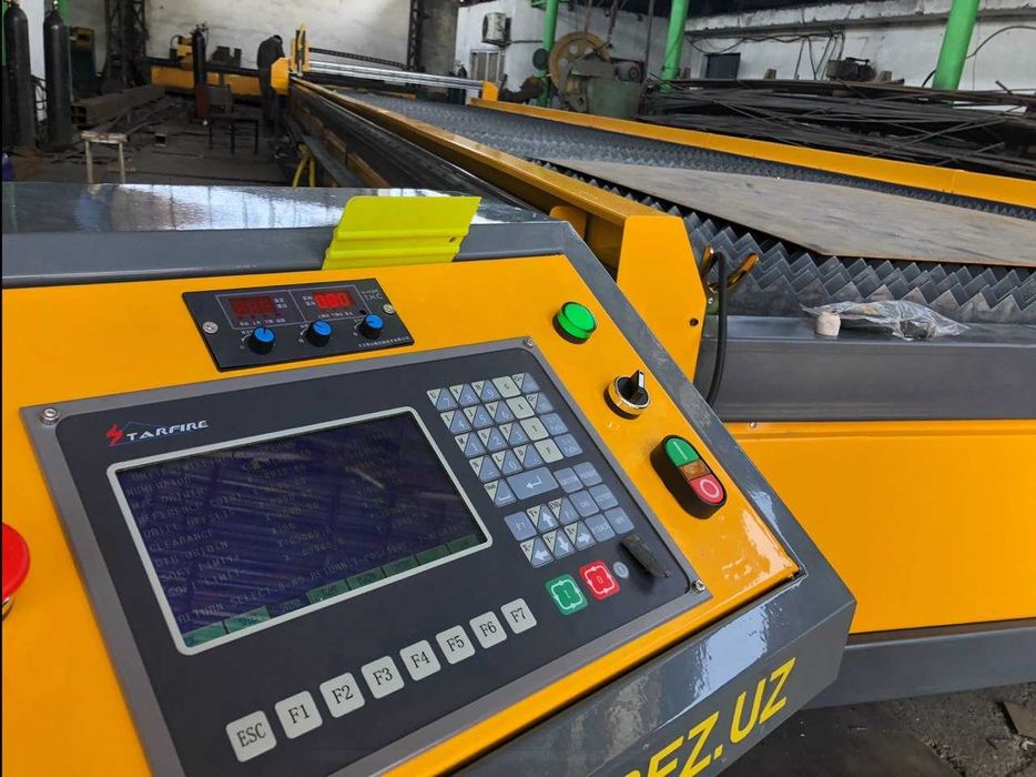 Плазморез ЧПУ размер 12000х2500мм толщина реза до 45мм