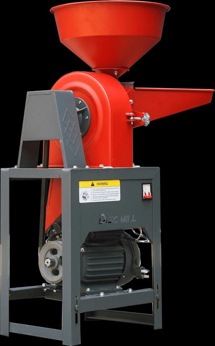 Кормодробилка дисковая DISC MILL 250 кг в час Дробилка