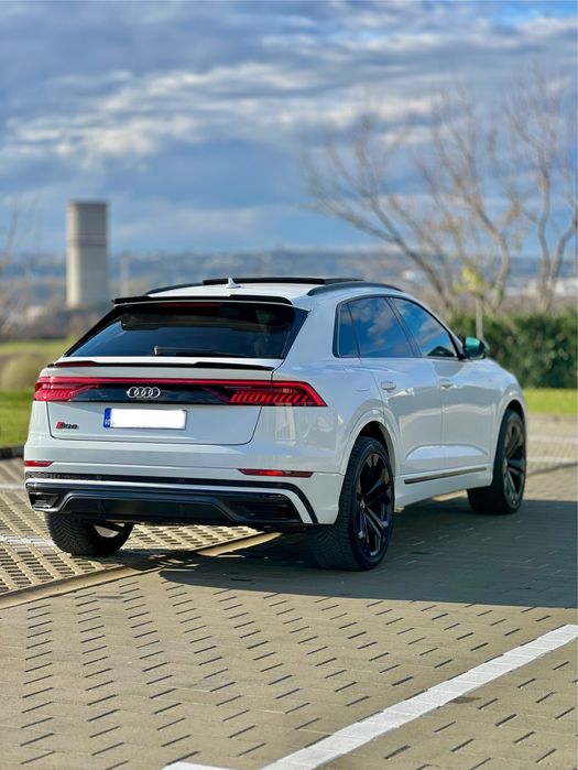 Audi Q8 3x S-Line,Alb Perlat,Maxton,Panoramic,bang olufsen 3d,masaj