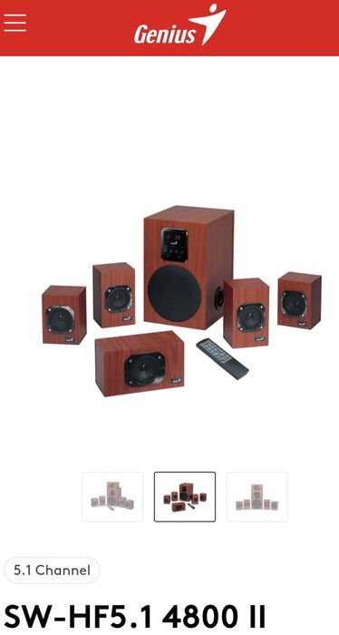 Boxe Genius 5.1 SW-HF5 4800 II