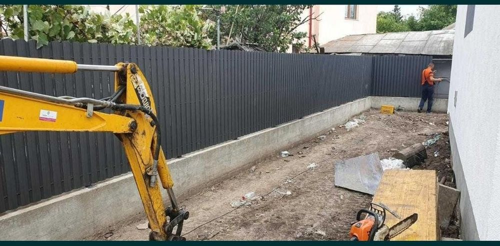 Garduri din panouri tip jaluzea,sipca metalică, plasa bordurata, tabla