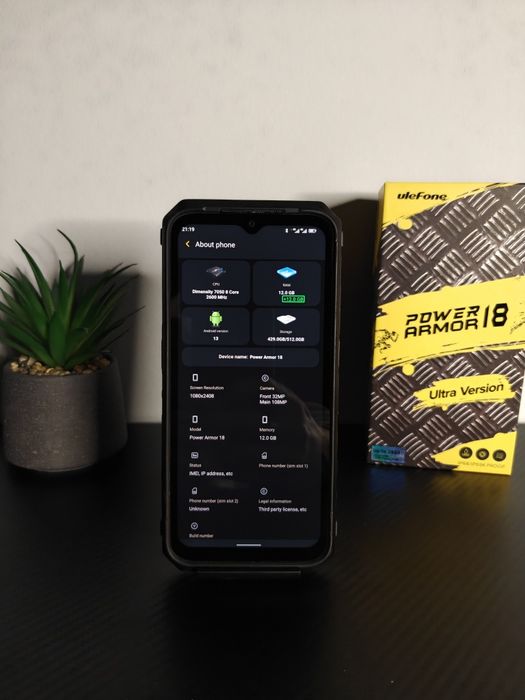 Ulefone Power Armor 18 Ultra - în condiție Excelentă!
