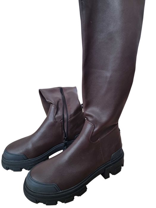 Дамски ботуши тип чорап