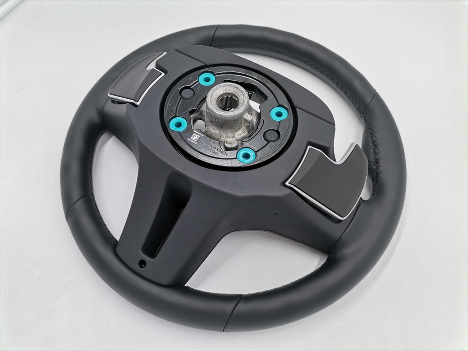 Нов M Sport Черен Кожен Волан BMW X5 G05 X6 G06 X7 G07 Facelift