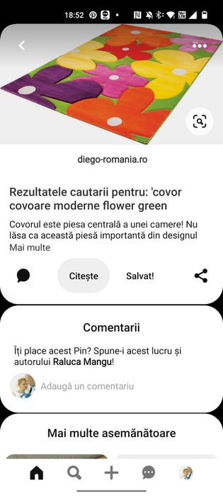 Covor colorat Tulipo Flower