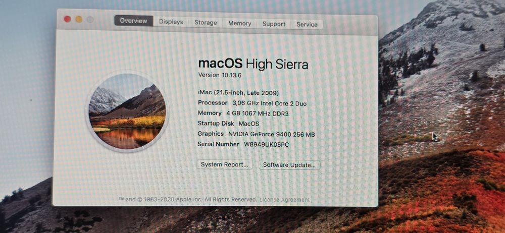 iMac 21.5 inch cu tastatura si mouse Apple