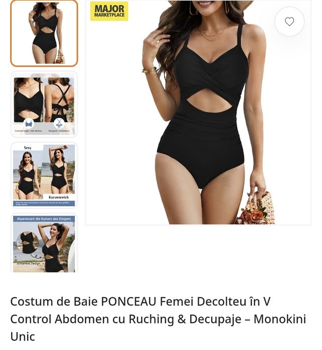 Costum baie intreg S