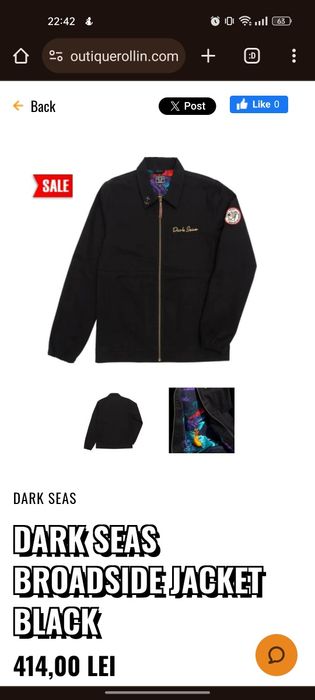 Geacă Dark Seas Broadside