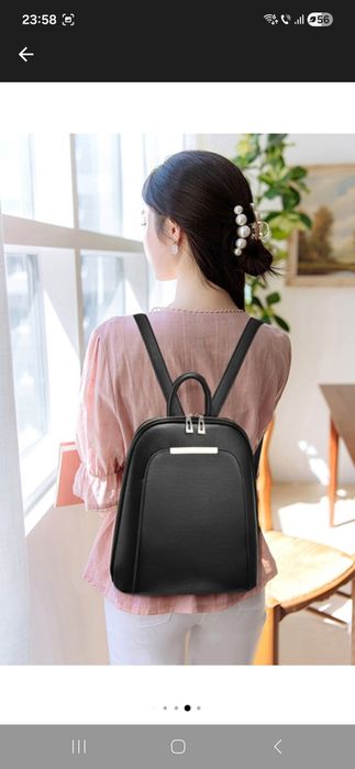 Poșetă / Rucsac damă negru – Elegant și Încăpător (Stare excelentă)