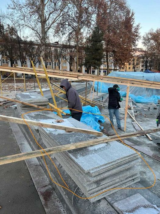 Качественные работы с мрамором и гранитом под ключ