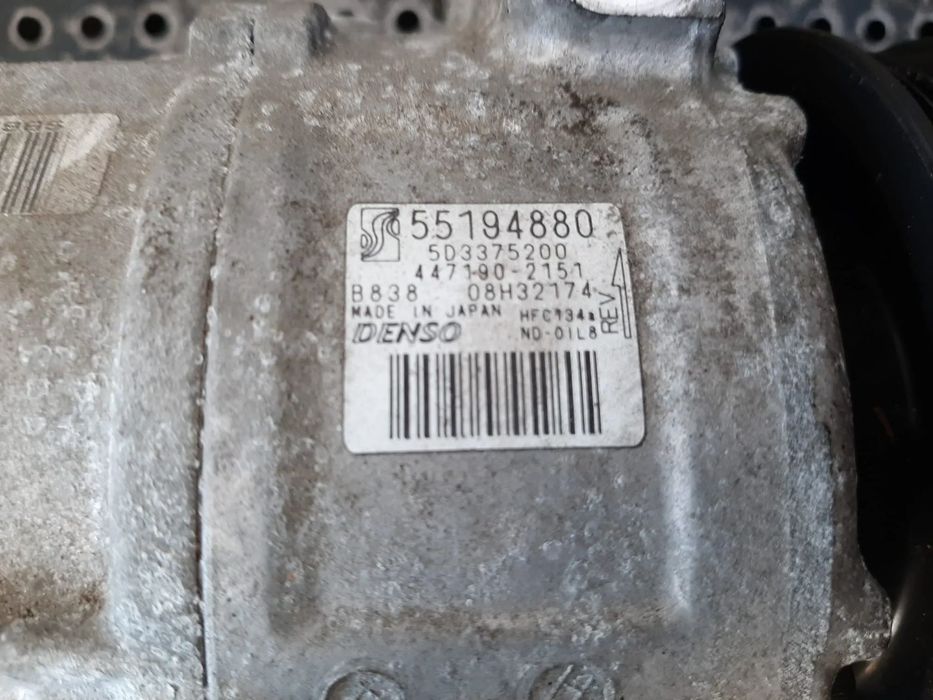 compresor clima ac 1.2 b 1.4 b  fiat punto evo grande punto 199 55194880 5d3375200 447190-2151