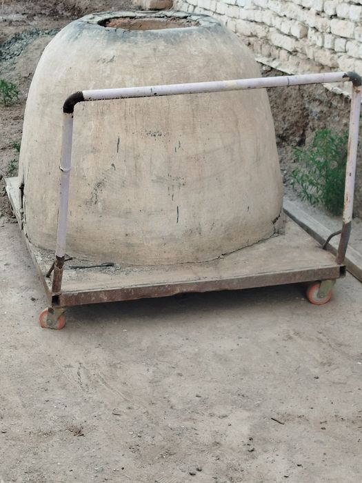 Тандыр тачкага орнатылган