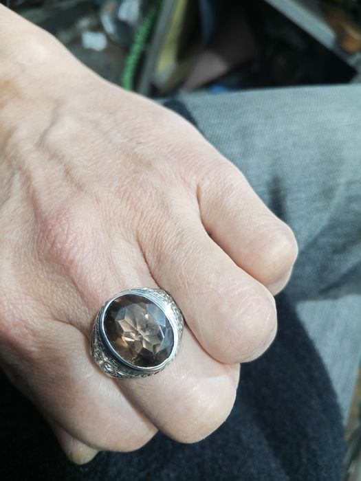 Серебряное Кольцо с топазом
