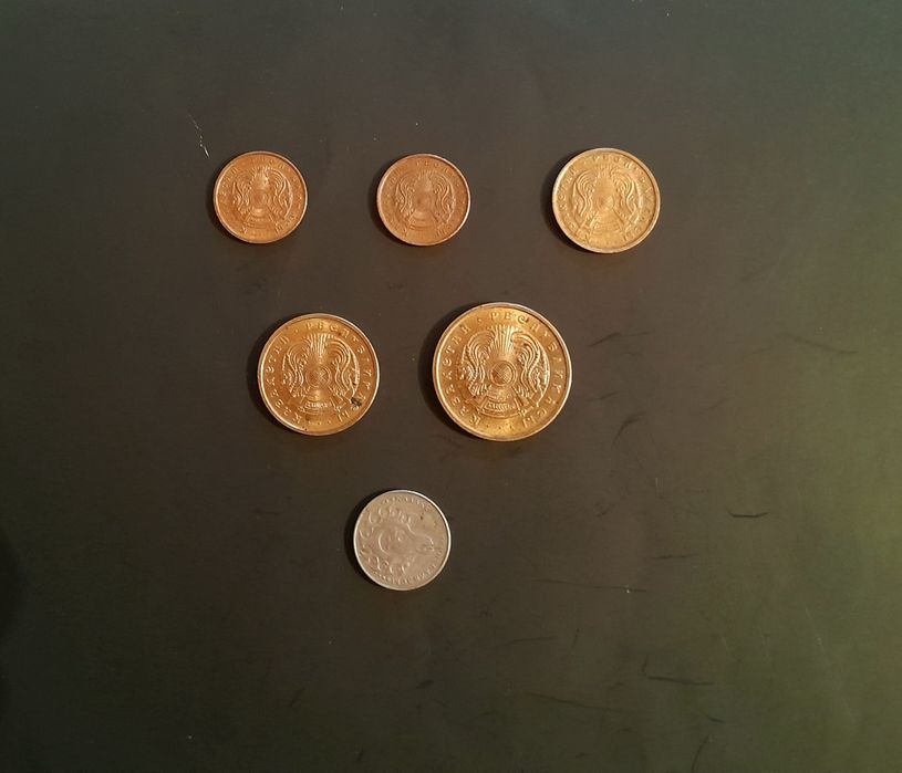 Набор тиынов Казахстана