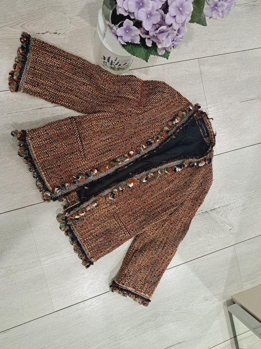ZARA vintage блейзер с пискюли р-р ХС/С
55лв
