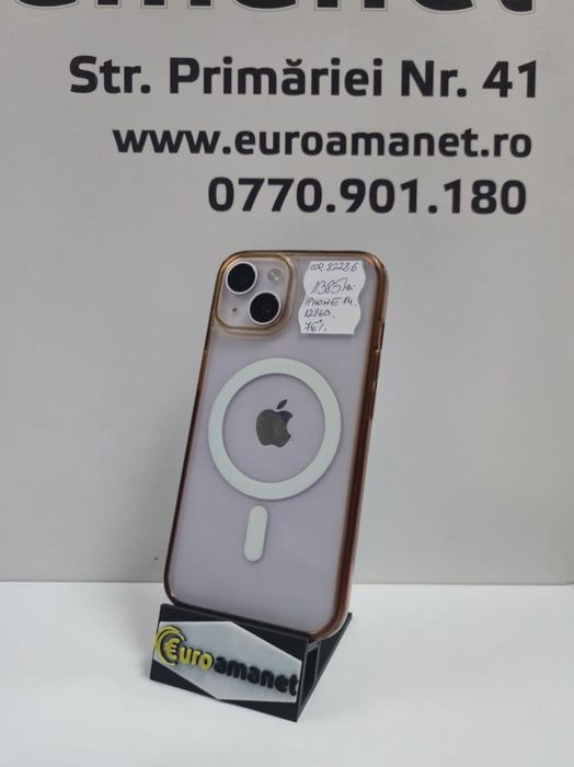 Telefon mobil Apple iPhone 14, 128GB, 5G, Purple B.76% -P-