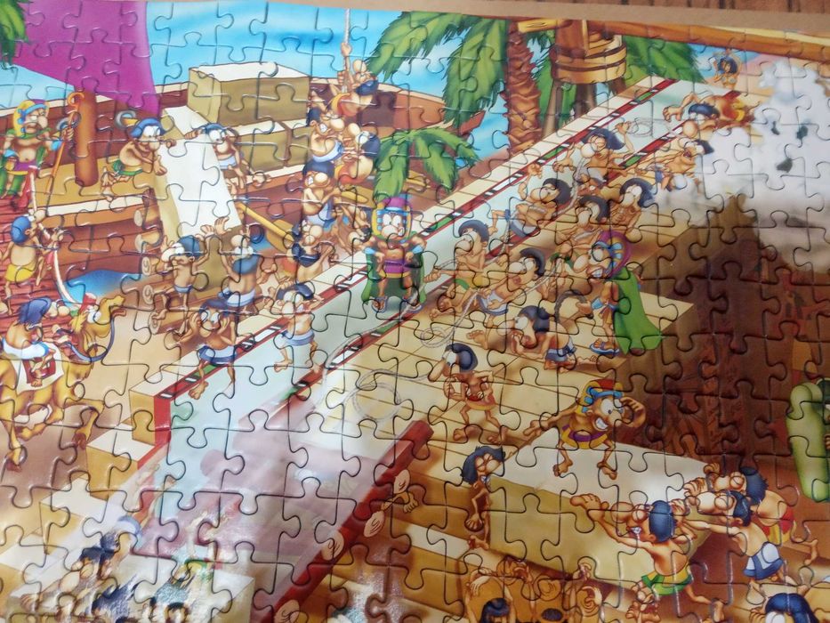 Puzzle 1000 piese D-Toys Cartoon Collection Piramida Egipt