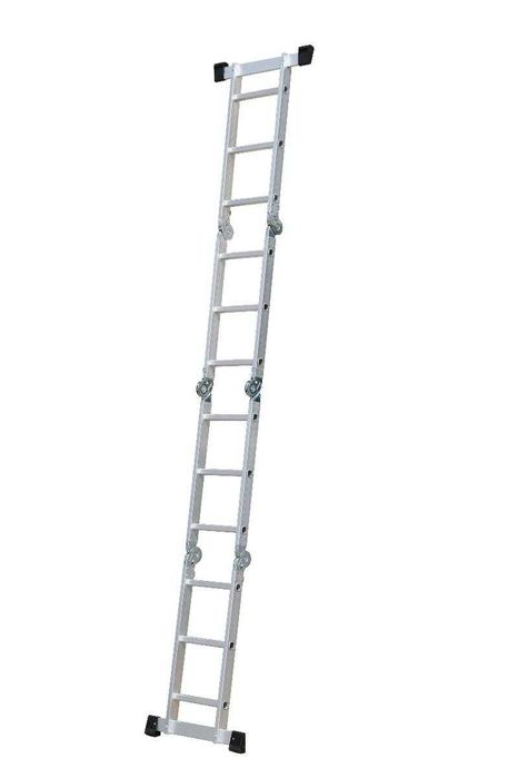 НОВА Стълба 4 рамена по 1 метър, алуминиева