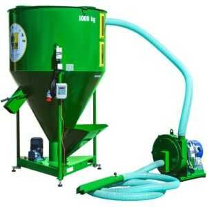 Micro FNC moara 15 kW + amestecator 1500 kg Garantie 24 Luni NOU Livrare rapida