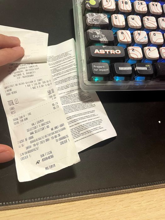 Tastatura Mecanica QwertyKey80 Astro (bon fiscal)