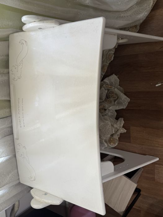 Стол детский конёк горбунёк белый дерево