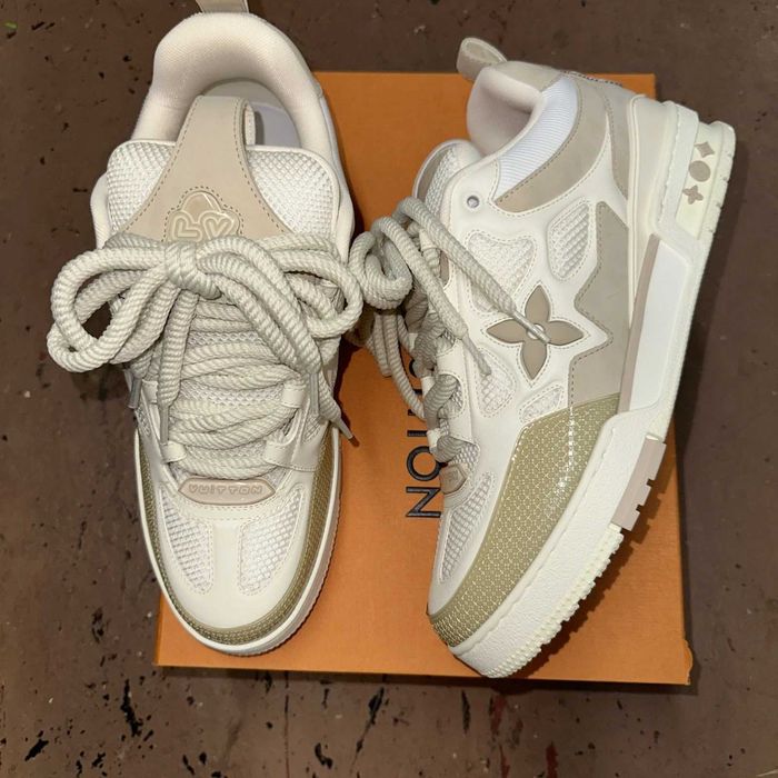 #NOU# Louis Vuitton LV Skate Crem - Verificare Colet -
