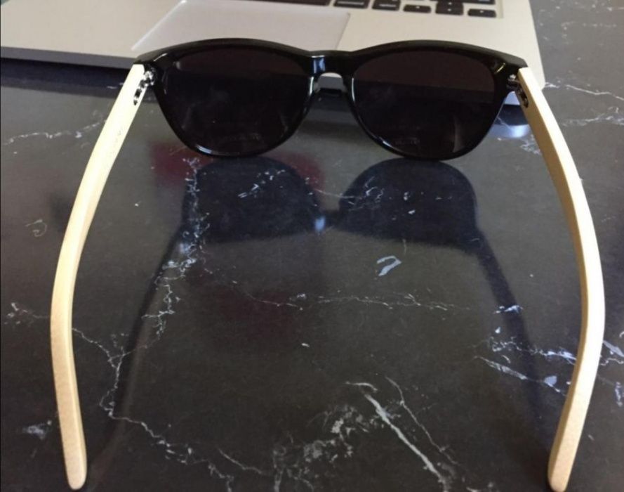Ochelari de soare rama bambus, protectie UV400. pentru femei