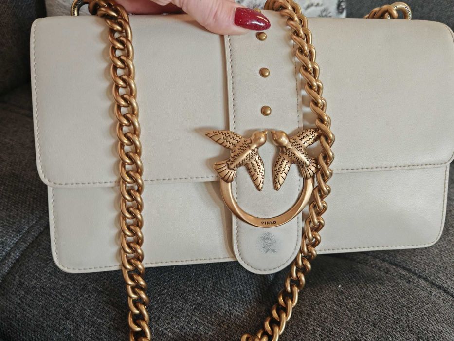 Голяма бяла чанта pinko