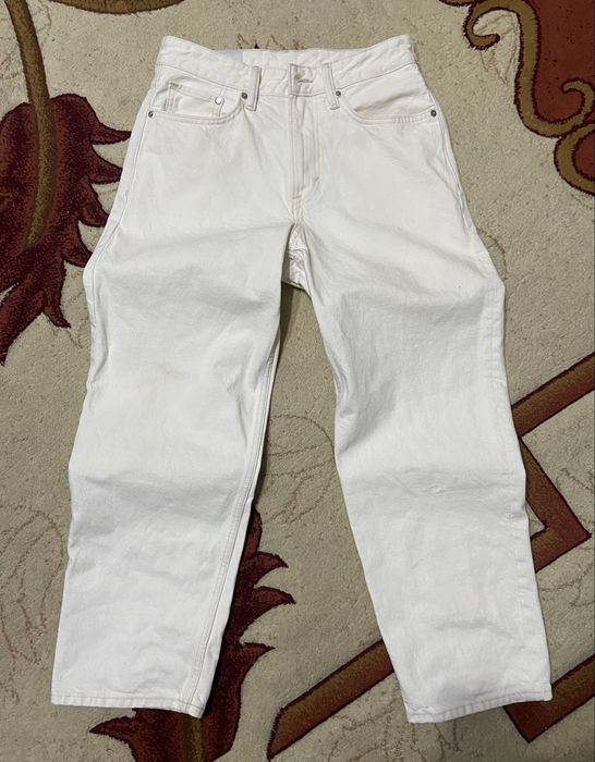 Blugi Albi loose fit ca noi