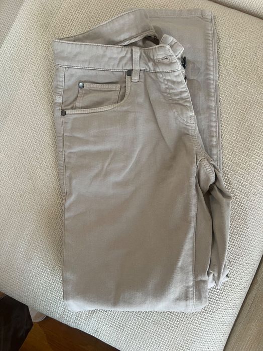 Blugi bej Brunello Cucinelli marime S