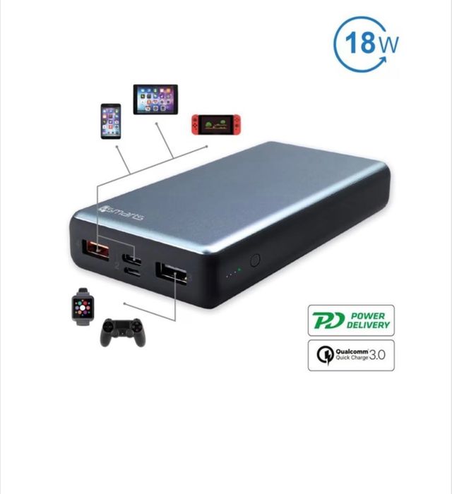 Външна батерия  power bank 4Smarts VoltHub, 20000mAh