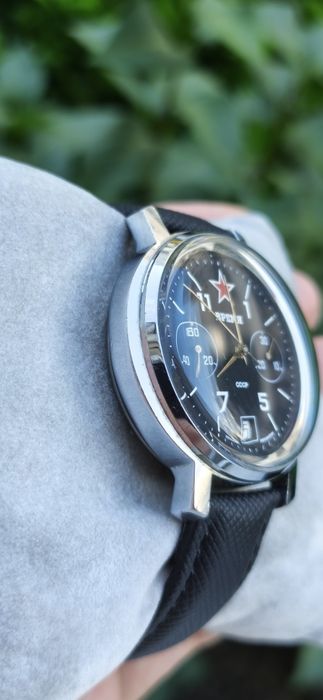 Ceas rar BPEMR Vremya chronograph 3133 mecanism Poljot