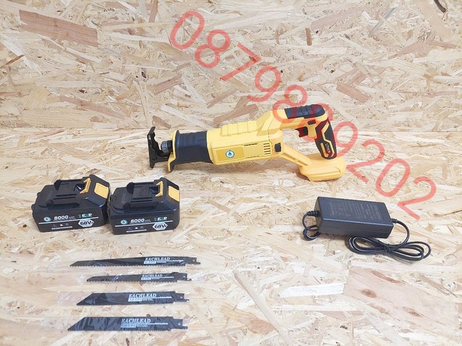 Саблен Трион ТАЙГА на батерия, Акумулаторен,Прав Трион 68 v 8Ah