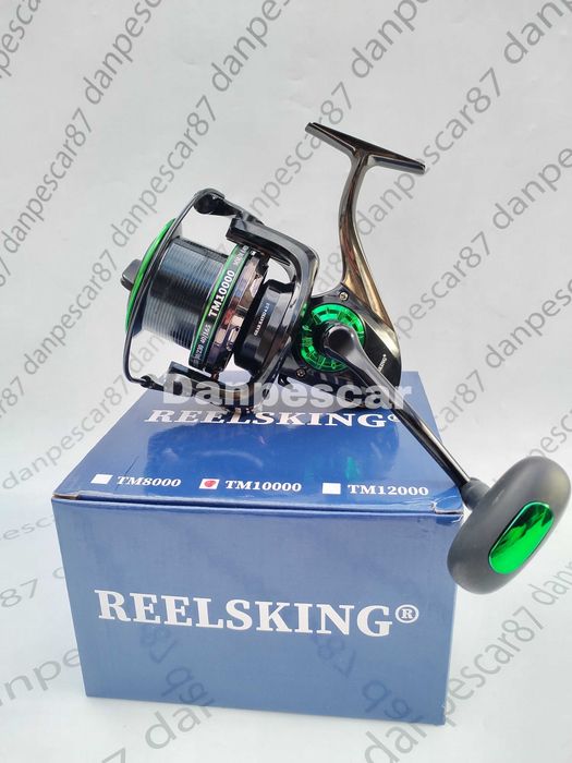 Mulineta Crap REELSKING TM10000 tambur long-cast  0,40mm/330m