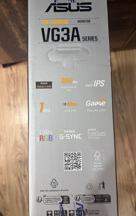 Asus Tuf gaming 180HZ VG3A series