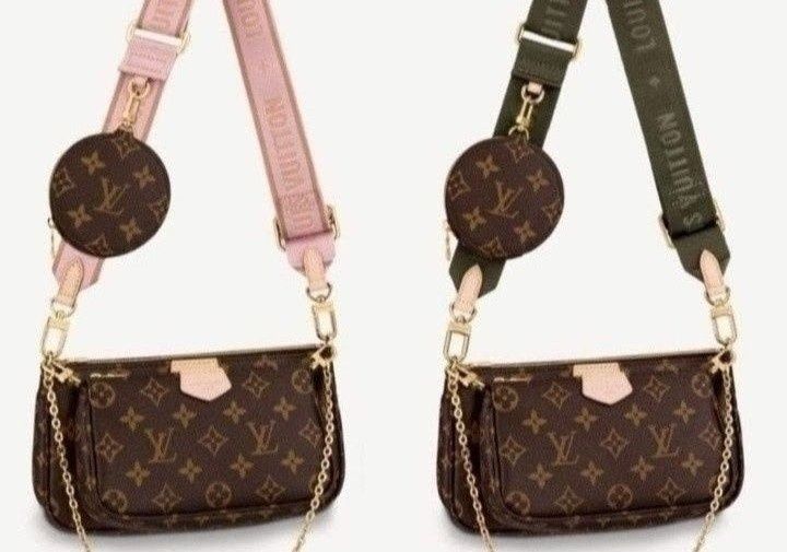 Geanta LV ,model 3 in 1,accesorii metalice aurii, saculet, etichetă