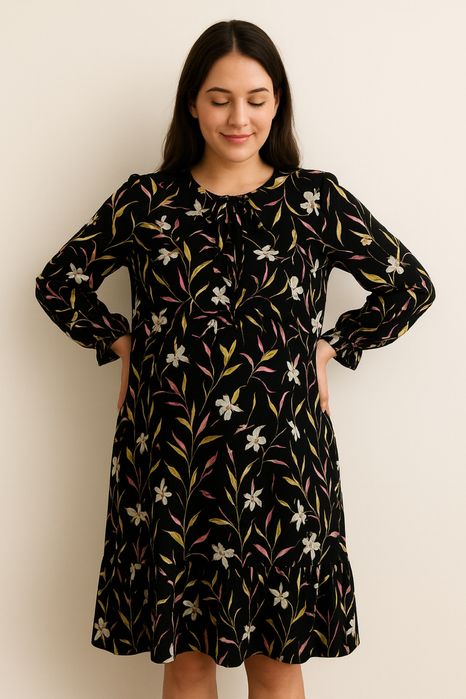 Платье для беременной из натурального шелка