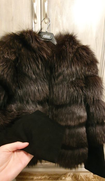 Шуба из Чернобурки 44 размер