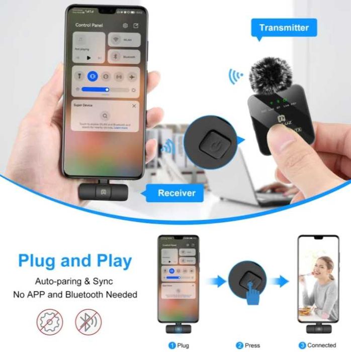 петличный микрофон PULUZ 646B